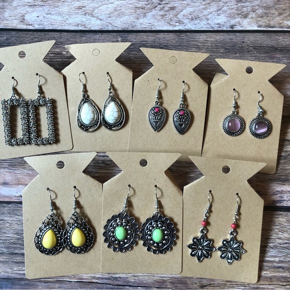 Jewelry - 7 Pair Spring Earring Bundle